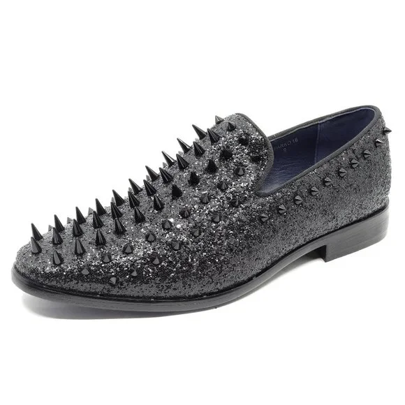 Metrocharm | Shoes | Black Mens Spiked Designer Classic Smoking Dress Tuxedo Loafers Slip On Shoes | Poshmark Metrocharm | Shoes | Black Mens Spiked Designer Classic Smoking Dress Tuxedo Loafers Slip On Shoes | Poshmark